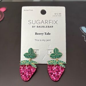 Sugarfix Vibrant Pink Earrings